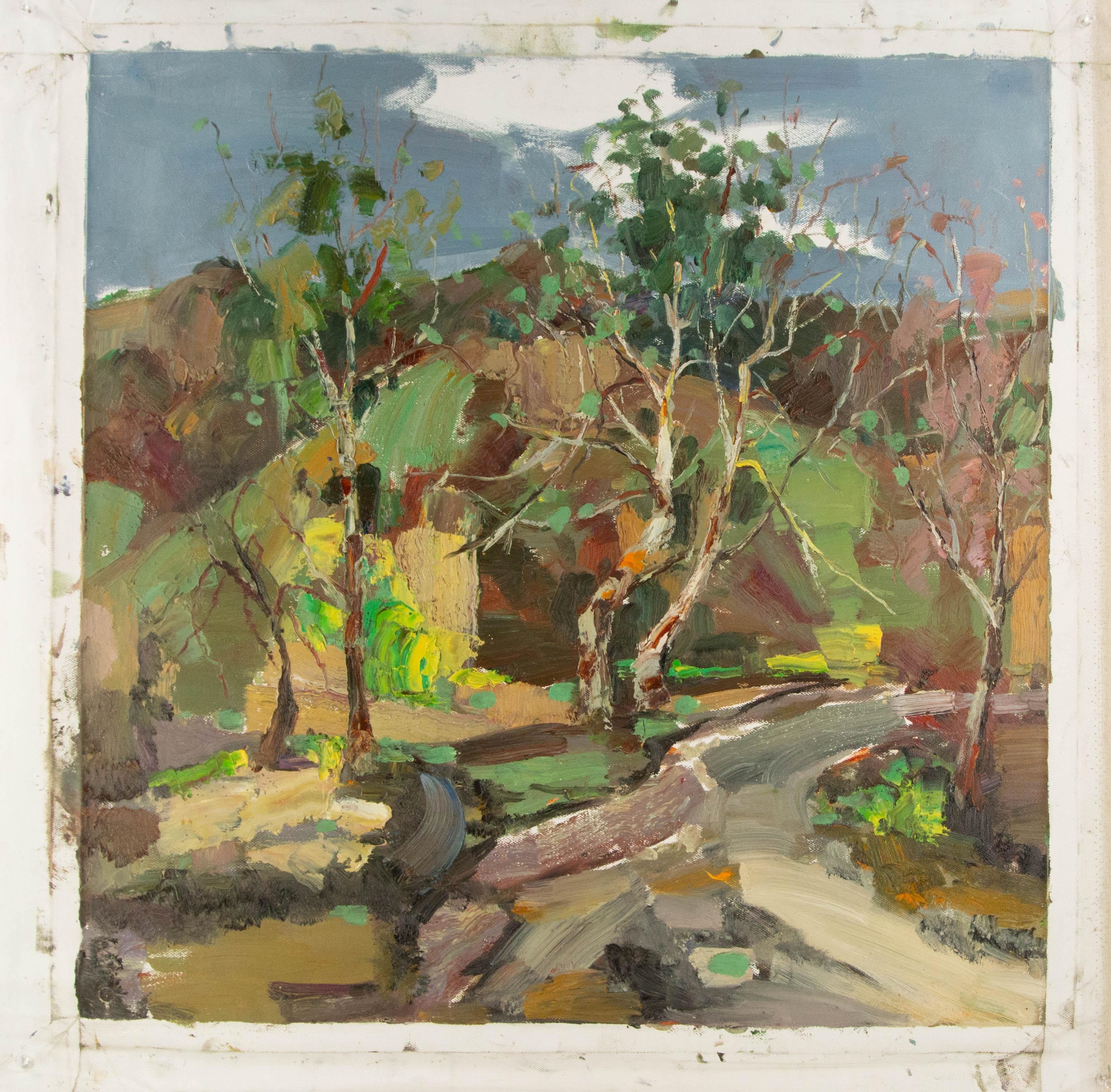 Qun Song Impressionist Original Oil On Canvas 