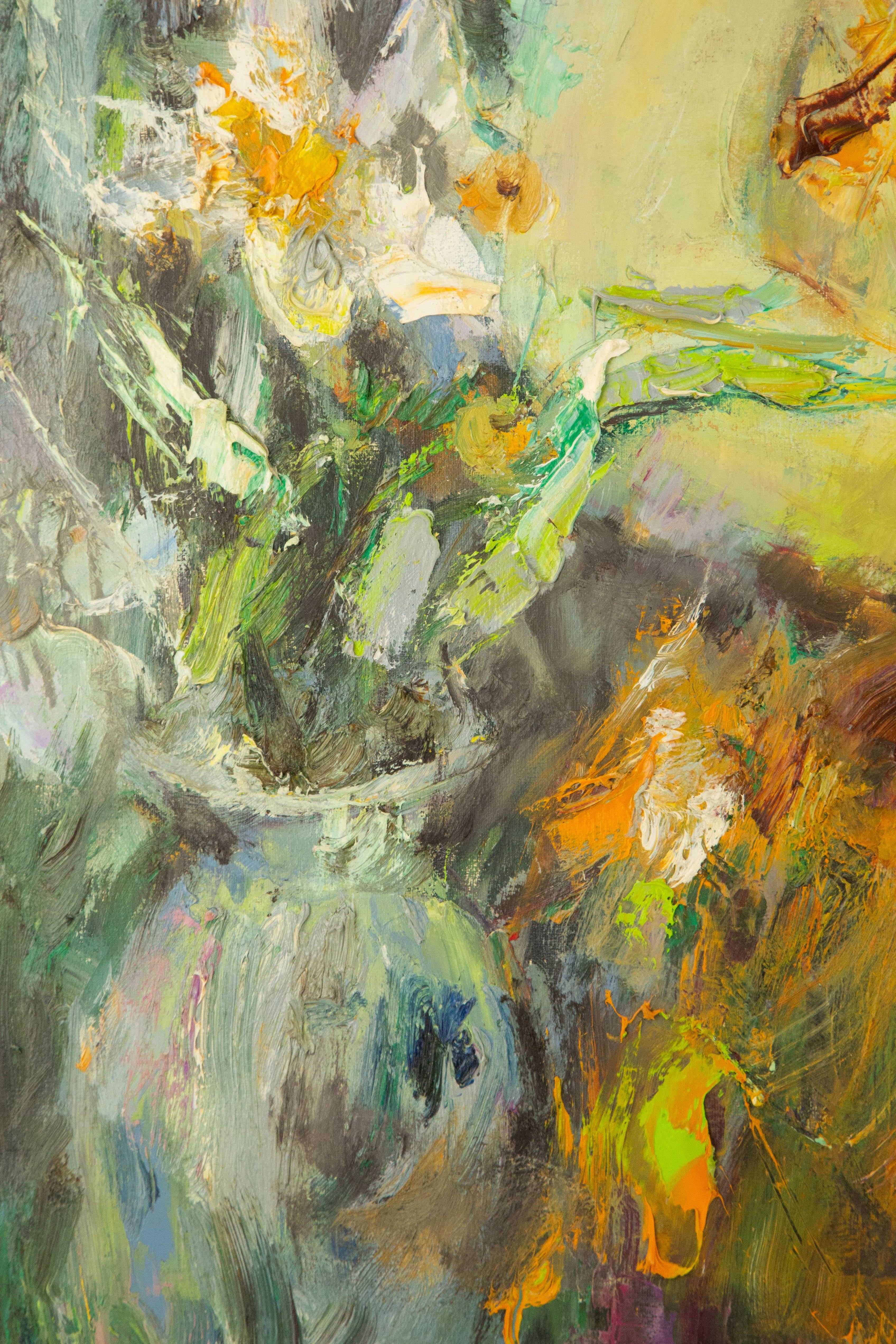 Qun Song Portrait Original Oil On Canvas 
