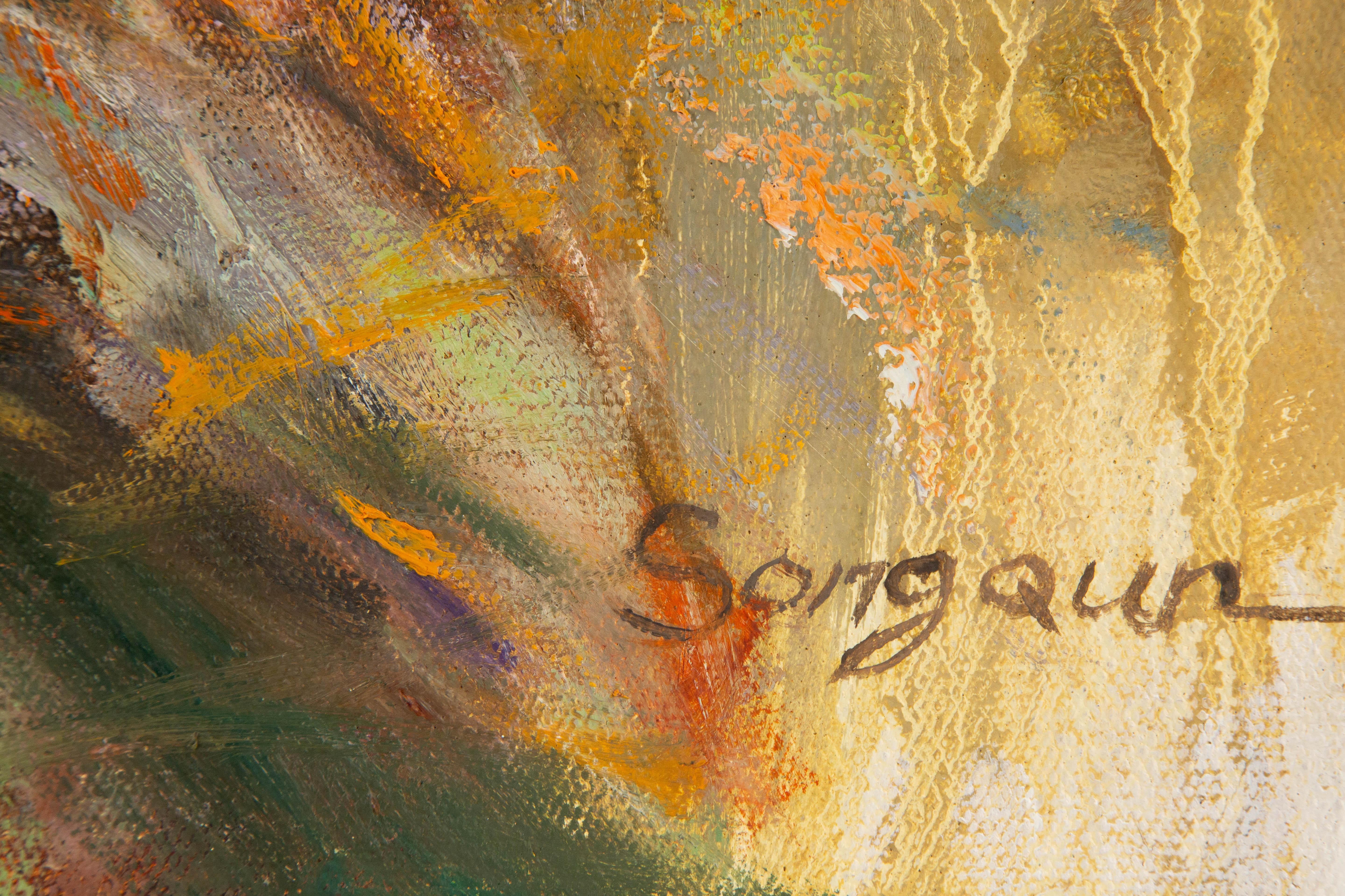Ritratto di Qun Song Pittura a olio originale 