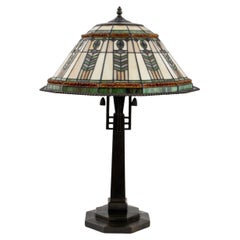 Retro Tiffany Style Glass Table Lamp