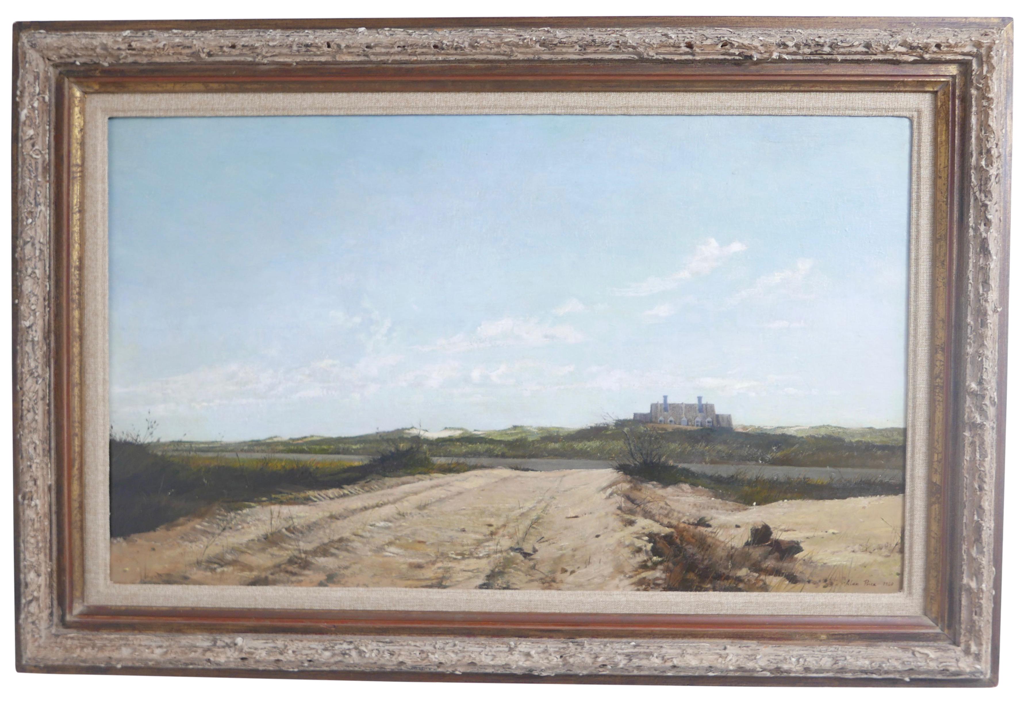 Quoque New York Dune Road Landscape Painting by Alan Price, American, 1960 2