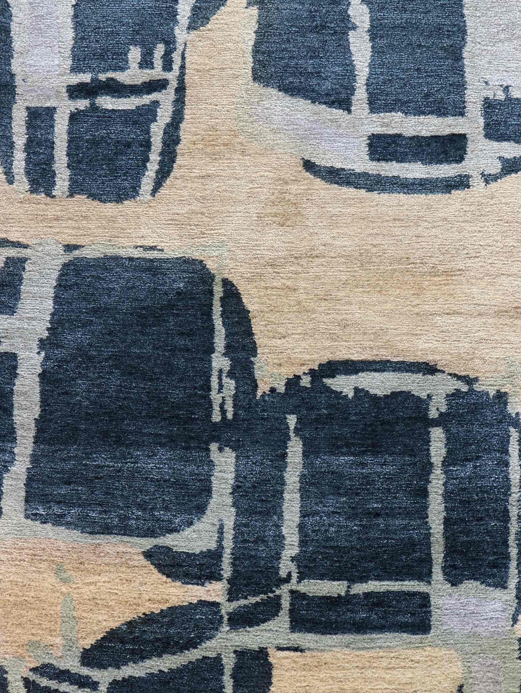 Quotidiana Korinth-Teppich von Eskayel, handgeknüpft (amerikanisch) im Angebot