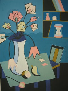 Still life, Painting, Acrylic on Canvas