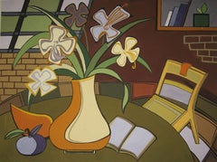 Still life, Painting, Acrylic on Canvas