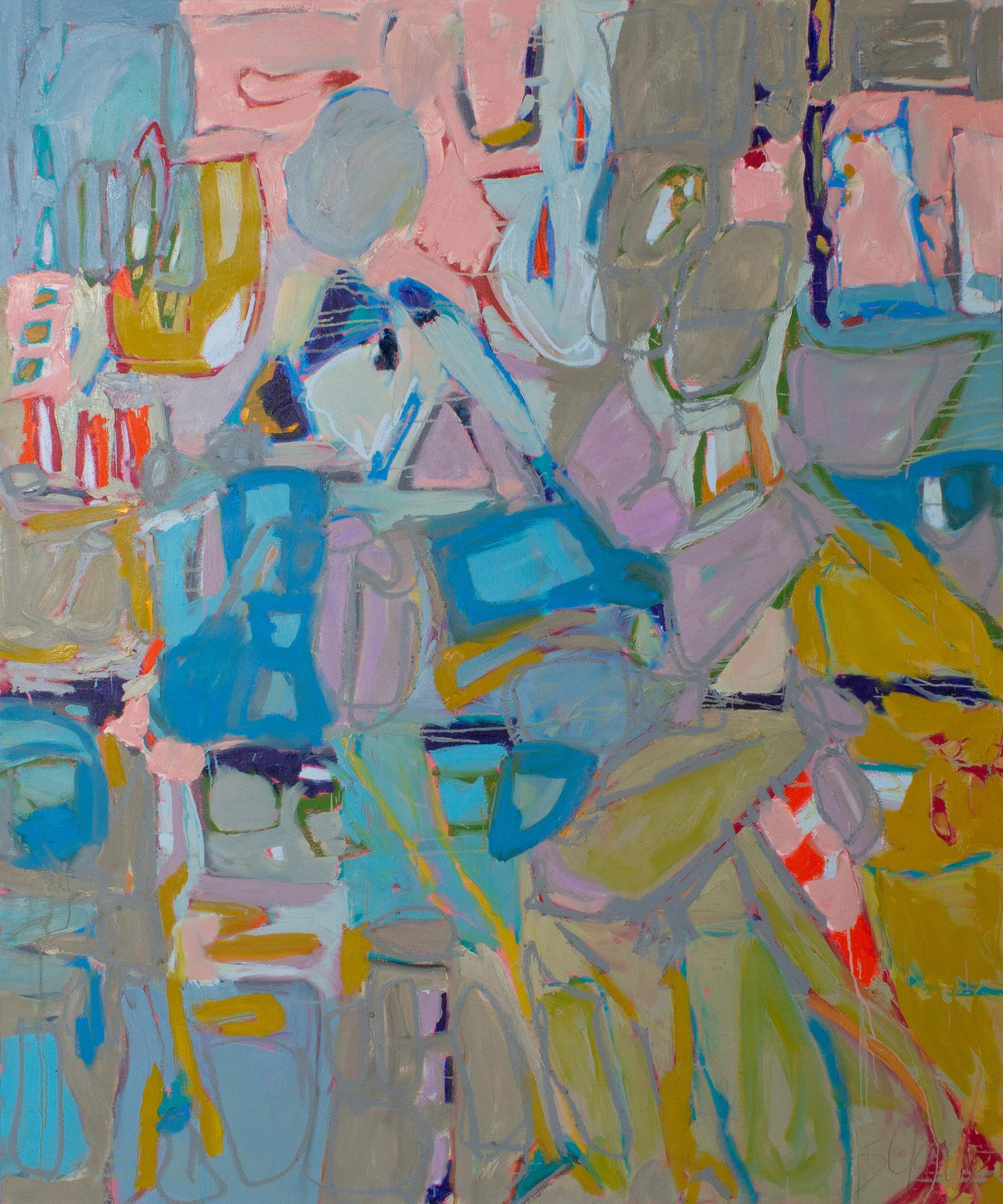 Wall art painting decor
Beth Gandy
Adding to the Collection - Oil on canvas
Measures: 72 x 60
$9,200.
 In my organic, contemporary, vintage and mid-century modern aesthetic.