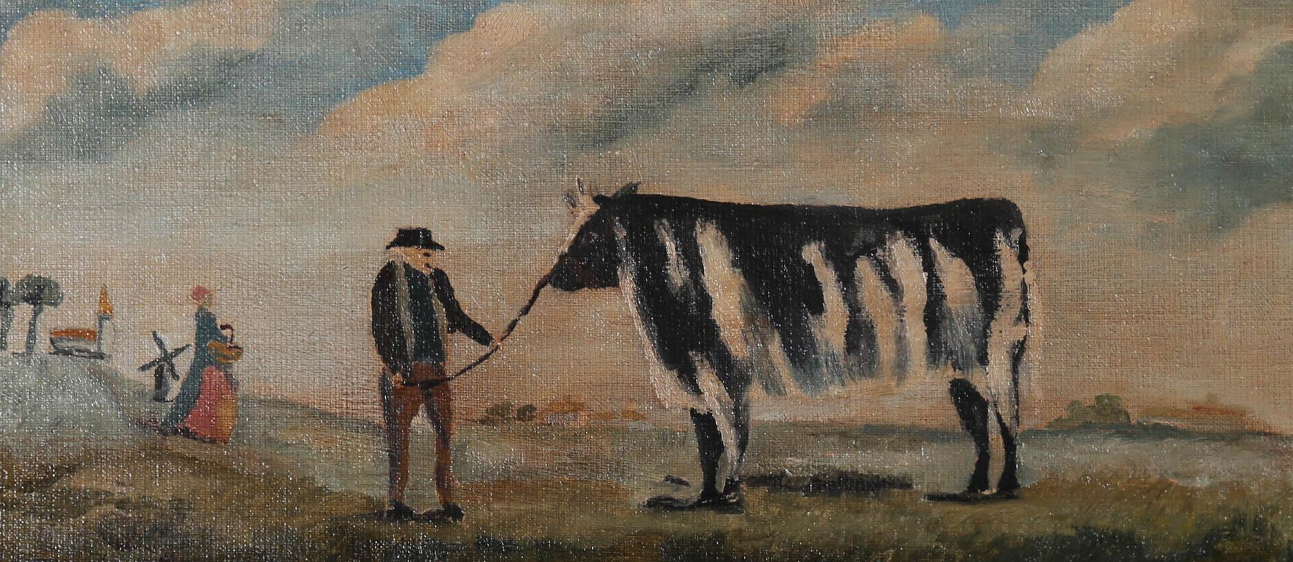 R. A. Jones - 20th Century Oil, A Prize Heifer For Sale 1