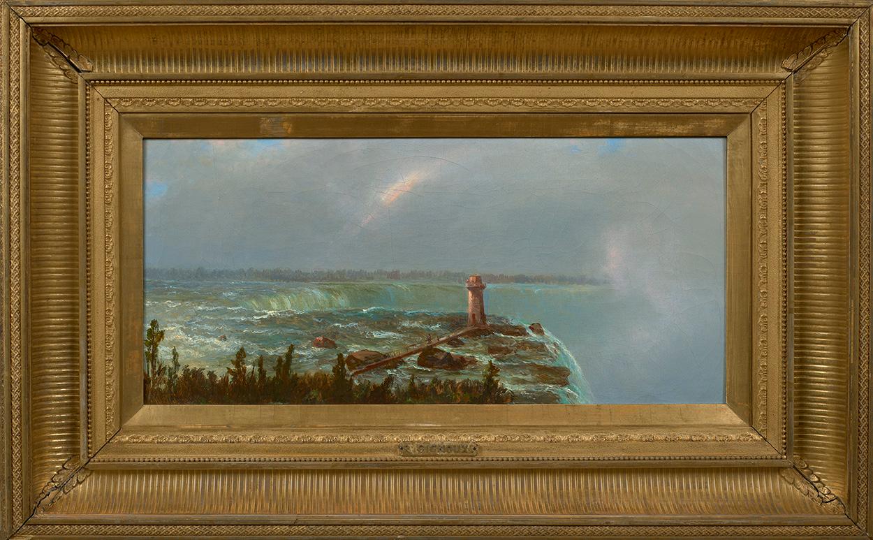 Niagara Falls - Painting by Régis François Gignoux