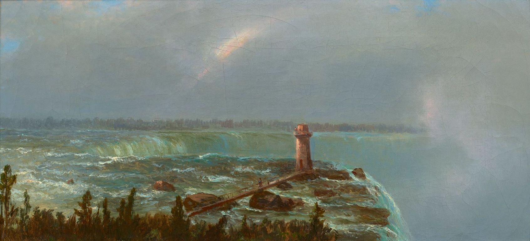 Régis François Gignoux Landscape Painting - Niagara Falls