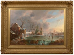Skaters on a Frozen Pond