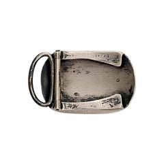 R Blackinton & Co Sterling Silver 14K Yellow & Rose Gold Plated Belt Buckle
