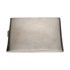 R Blackinton & Co Sterling Silver Cigarette Case with Monogram