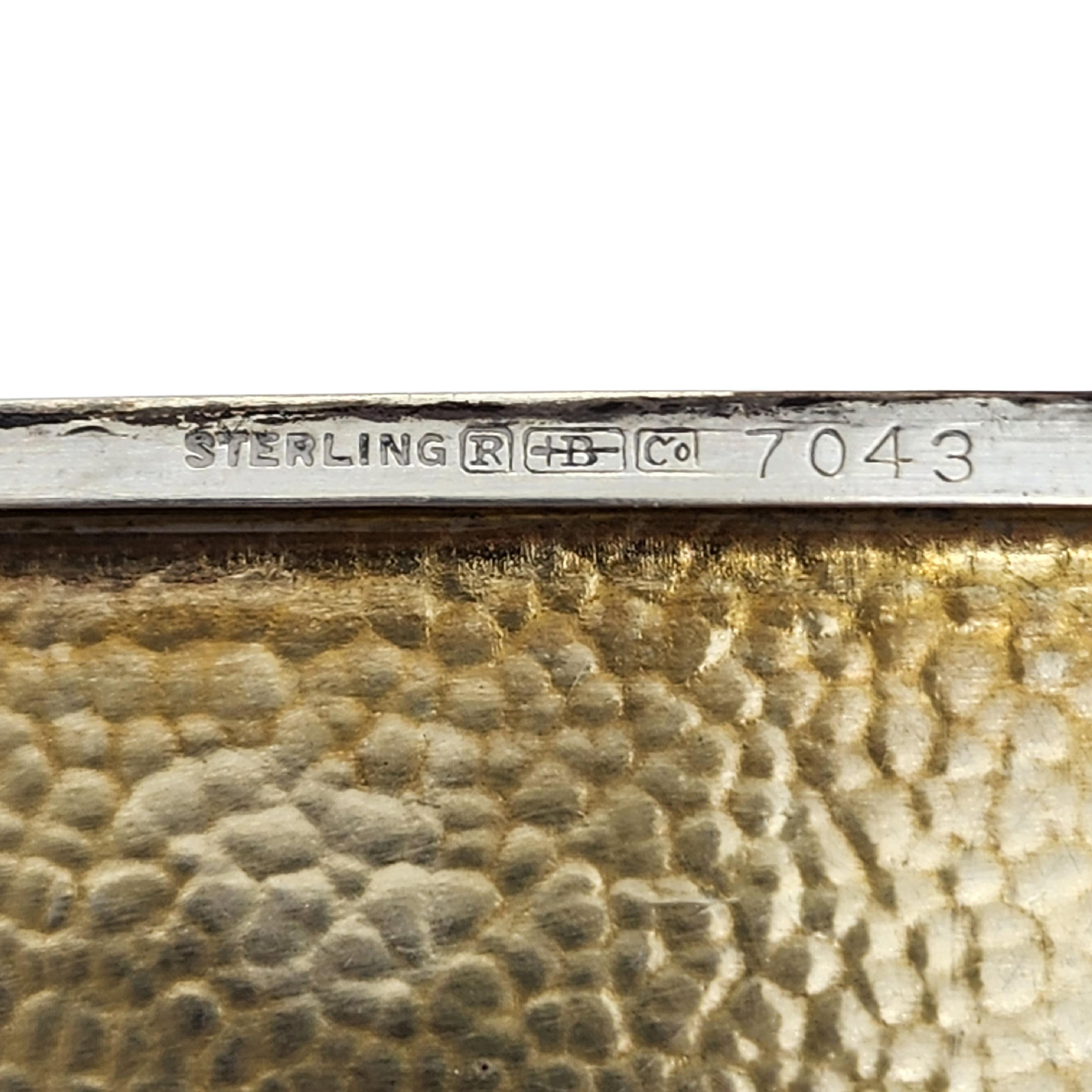 R Blackinton & Co Sterlingsilber Münze kompakte Geldbörse 7043 mit Monogramm #15047 im Angebot 5