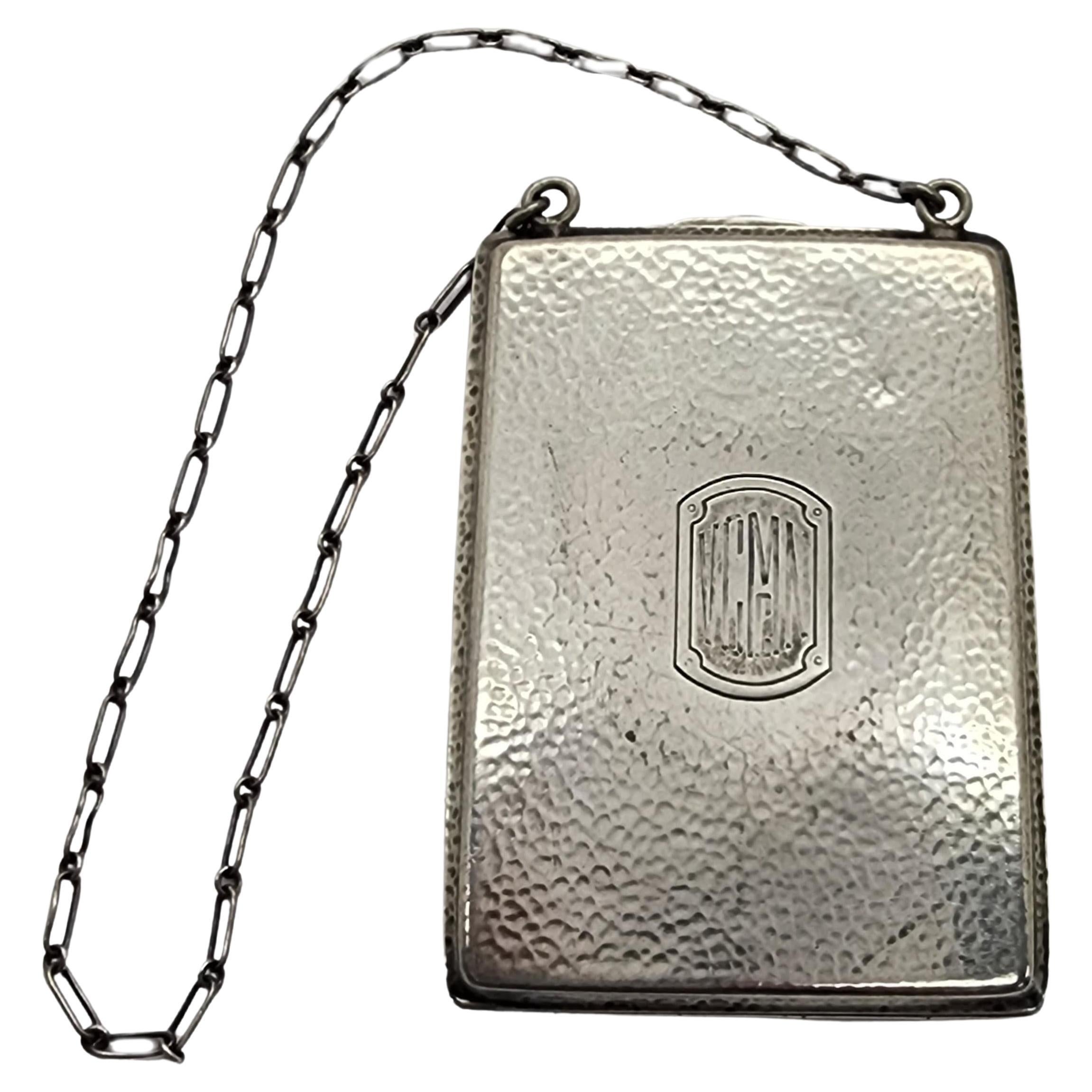 Sterling Silver Coin Holder Compact Antique N & H Wristlet Purse 1900s –  Power Of One Designs