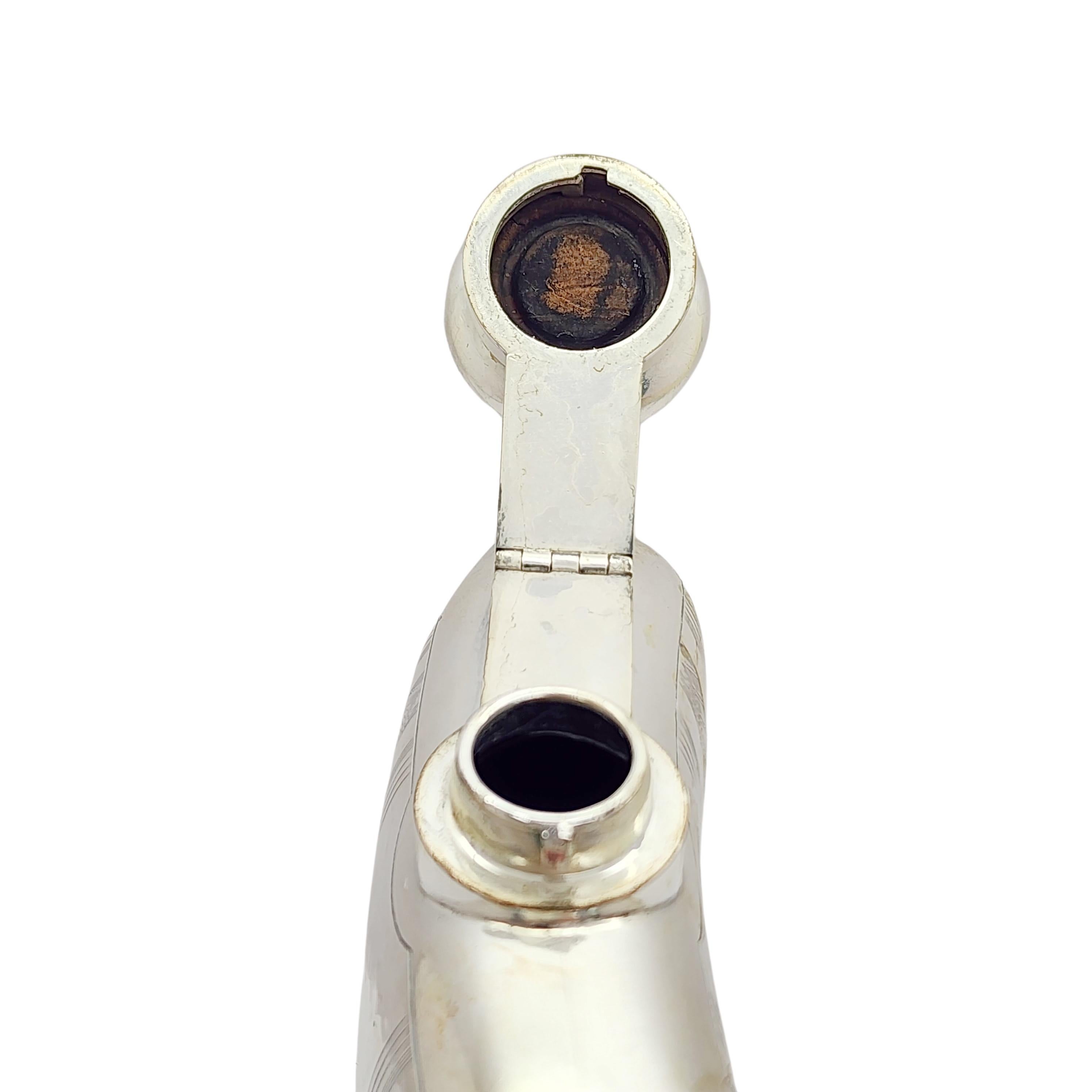 da uomo o donna R. Blackinton & Co. Fiaschetta in argento sterling con mono #15758 in vendita