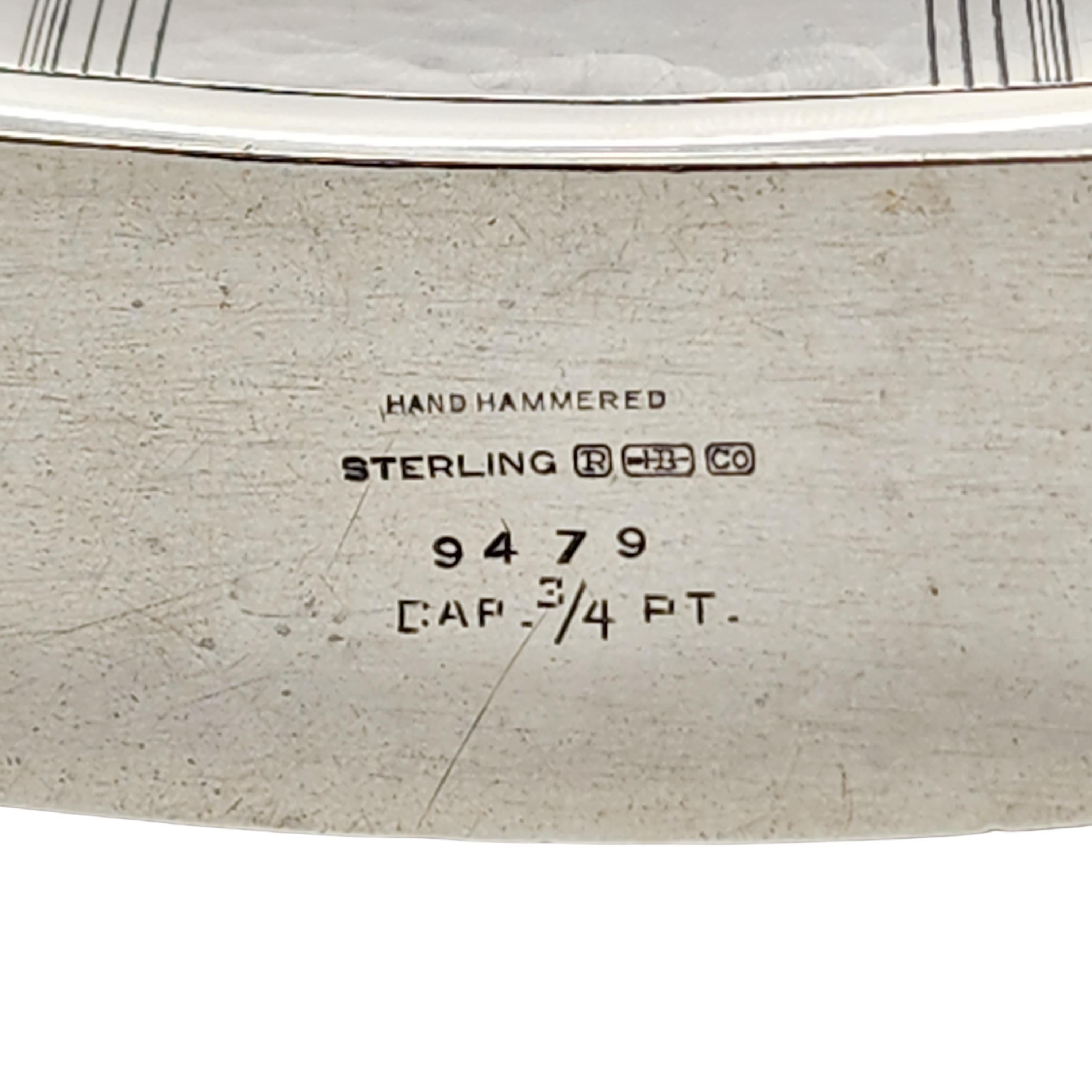R. Blackinton & Co. Fiaschetta in argento sterling con mono #15758 in vendita 3