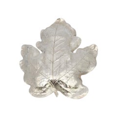 R Blackinton & Co Sterling Silver Oak Leaf Dish 501 #21024