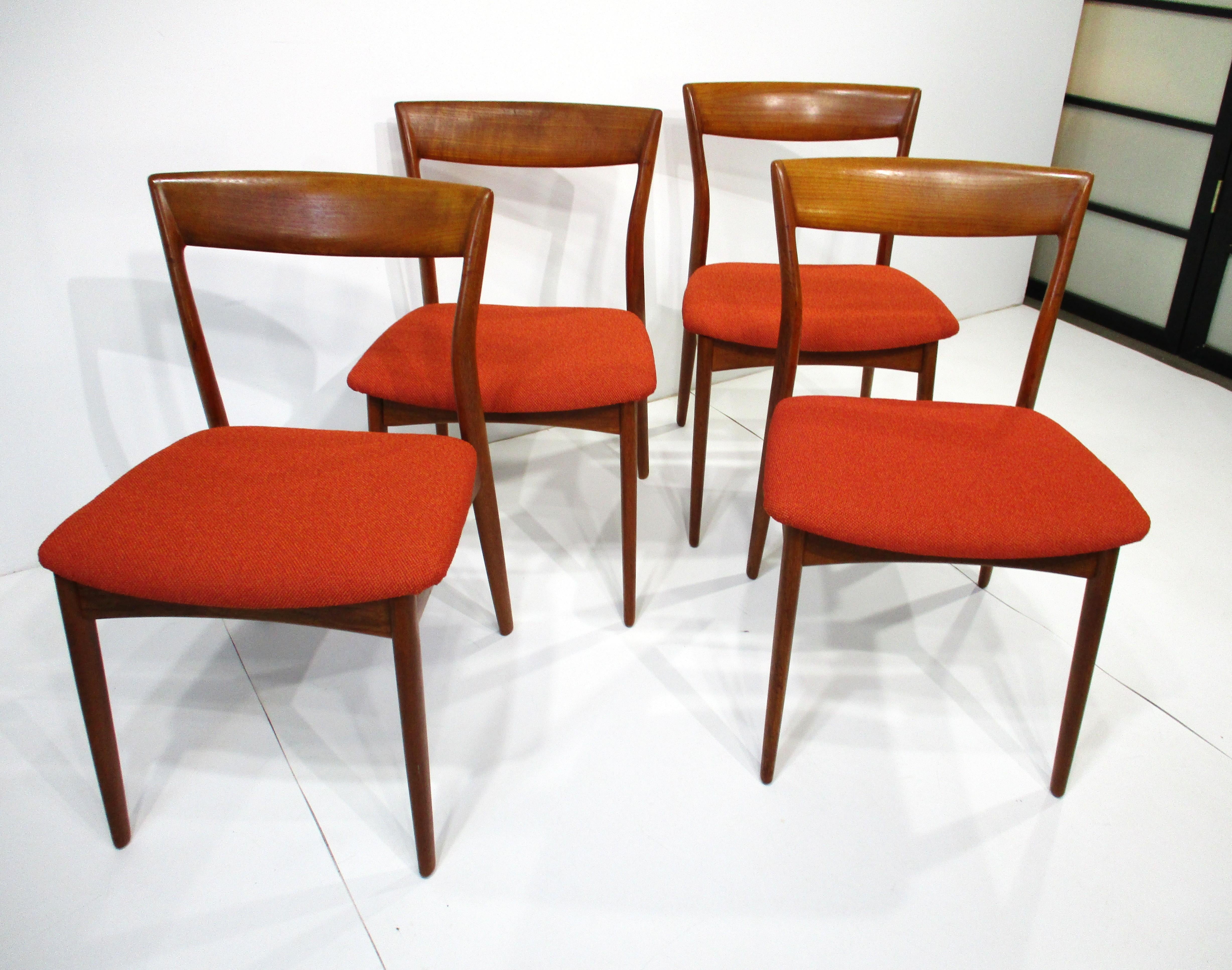 R. Sedie da pranzo in teak di Borregaard per Viborg Stolefabrik Danimarca in vendita 9