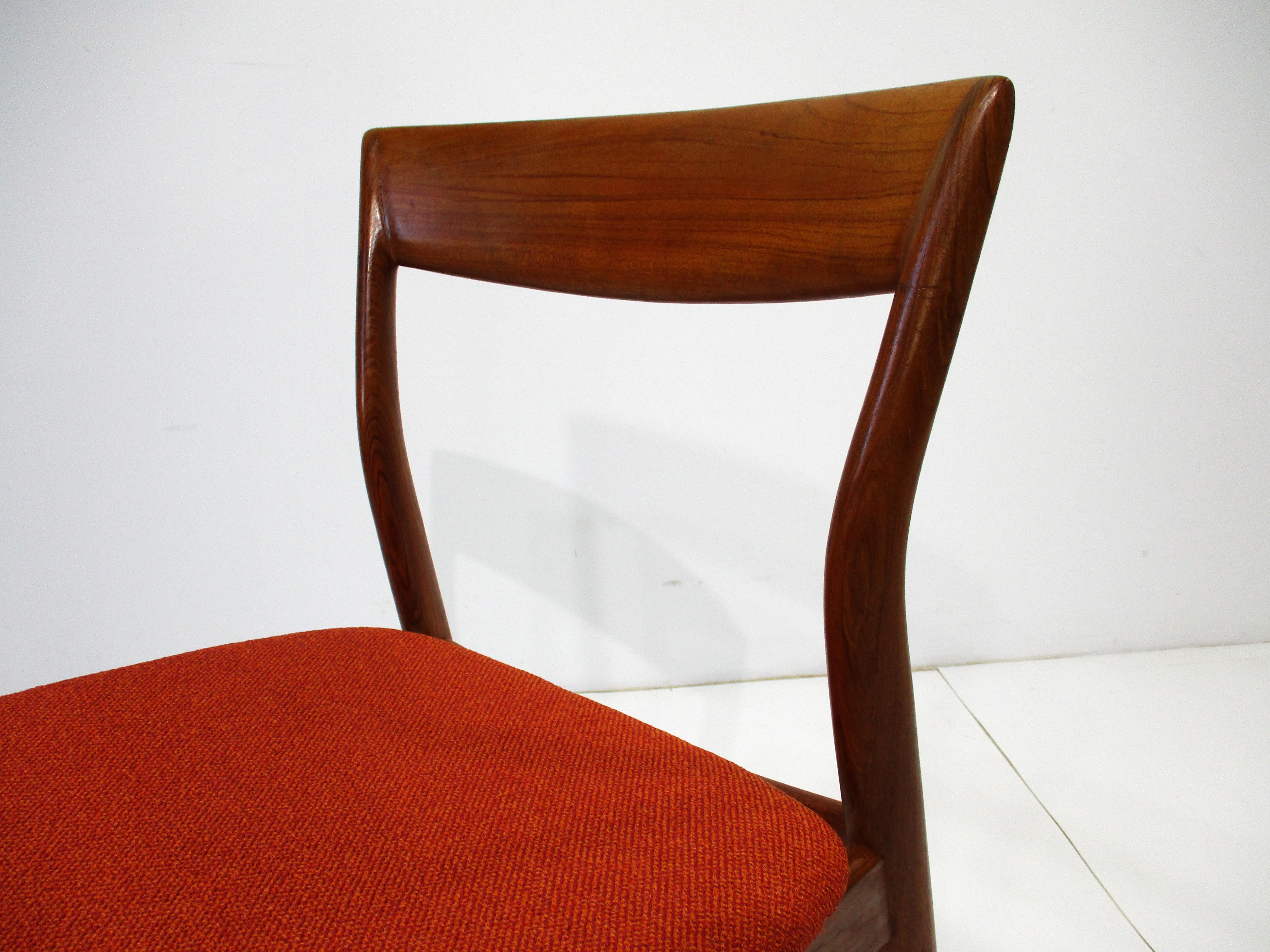 R. Sedie da pranzo in teak di Borregaard per Viborg Stolefabrik Danimarca in vendita 2