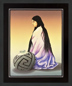 Alma, Large Hand Signed Lithograph, Edition of 200, Framed, 1985