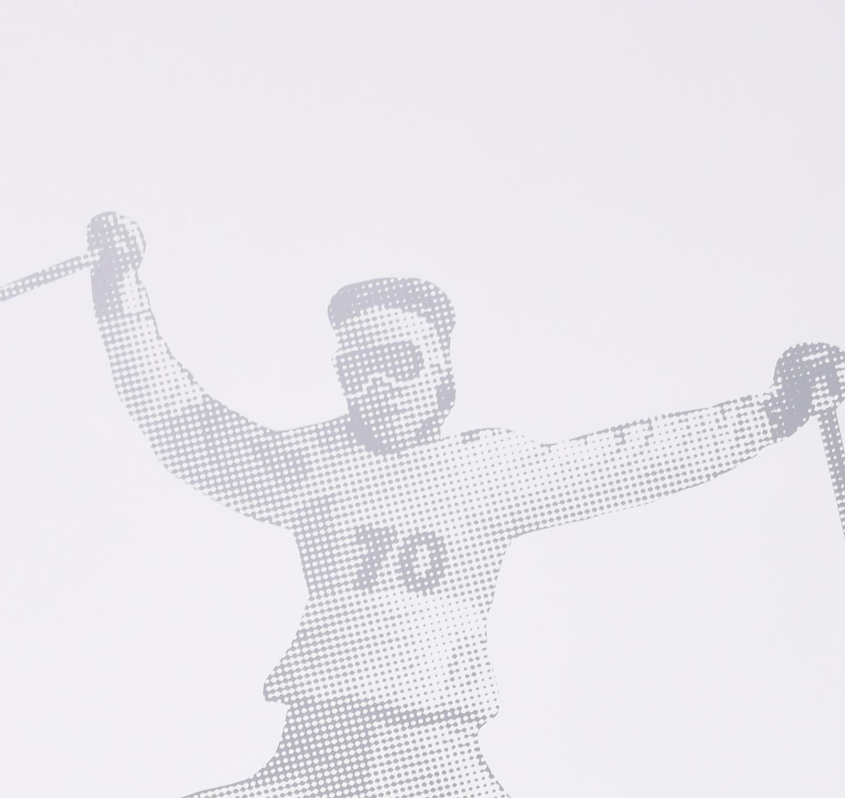 Tignes, 1992, Ski Artistique original 1990, affiche vintage de Meaux en vente 1
