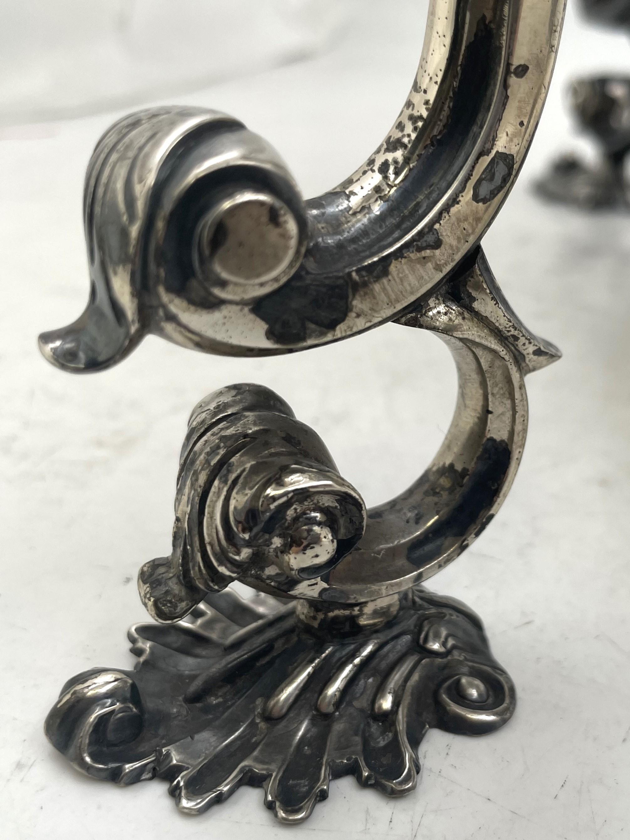 R. Centrotavola Epergne in argento Sterling di Calderwood della metà del XVIII secolo in vendita 9