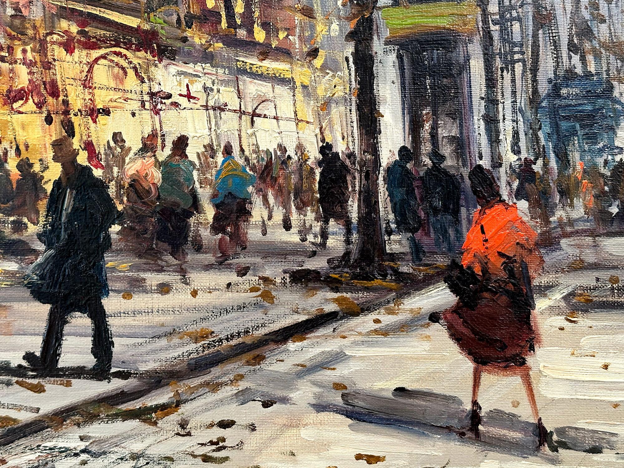 impressionist paris street scene