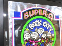 R. Crum Vintage Super Q Rock 102 Radio Cincinnati Poster / Attub: George Clooney