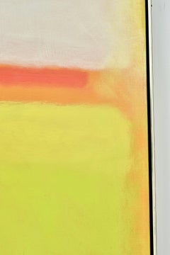 R. Cutler Abstract Acrylic on Canvas, USA, 1970s