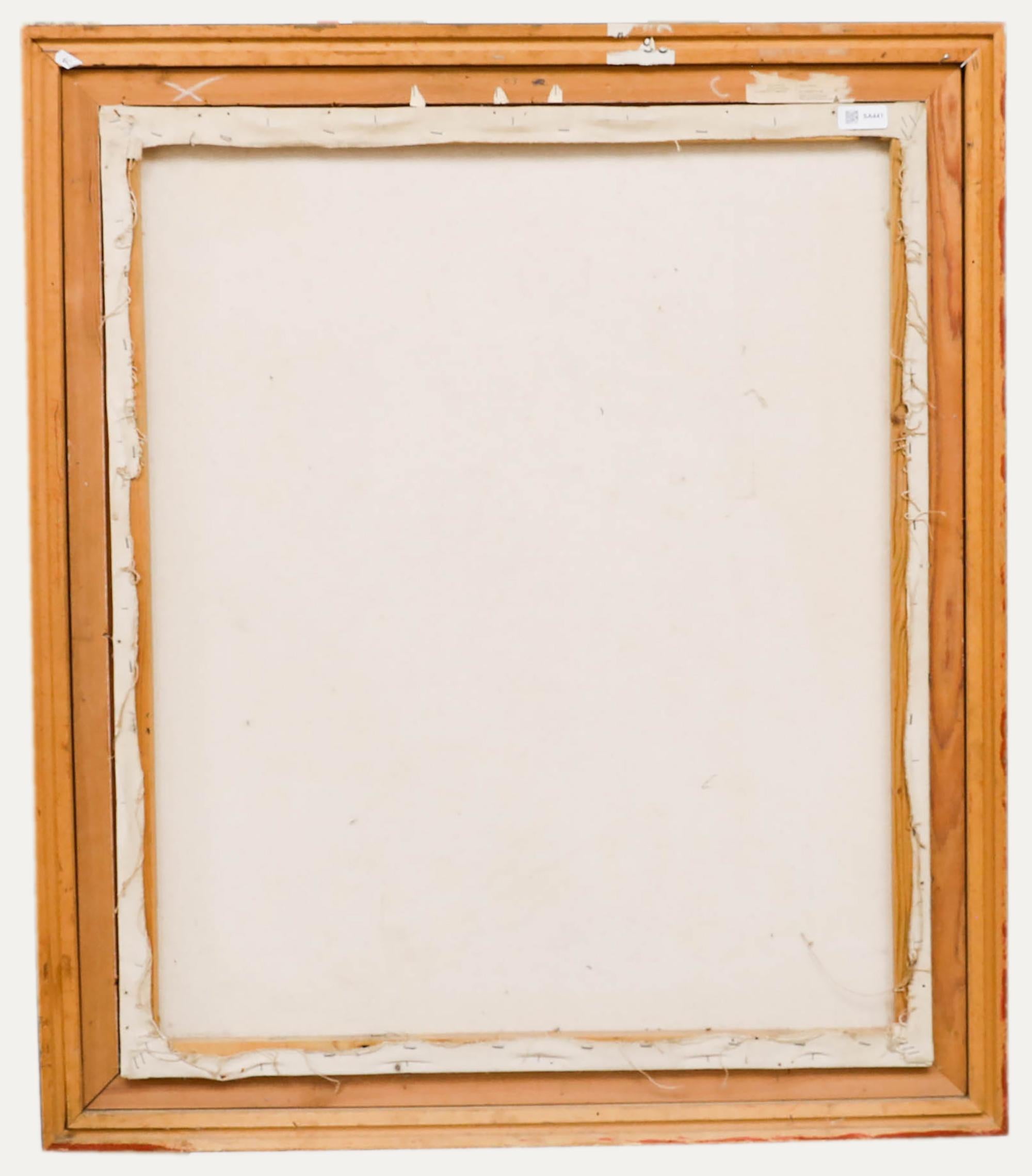 R. E. Banwell - Gerahmtes Contemporary Oil, Der Fang wird eingebracht – Painting von R E Banwell