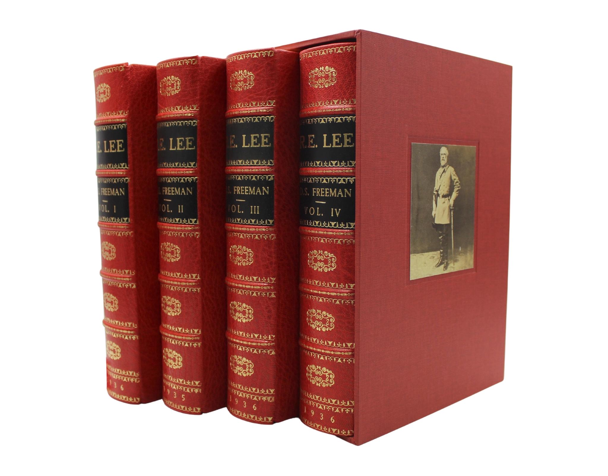 Milieu du XXe siècle R. E. Lee : Une biographie de Douglas Southhall Freeman, ensemble de quatre volumes, 1936 en vente