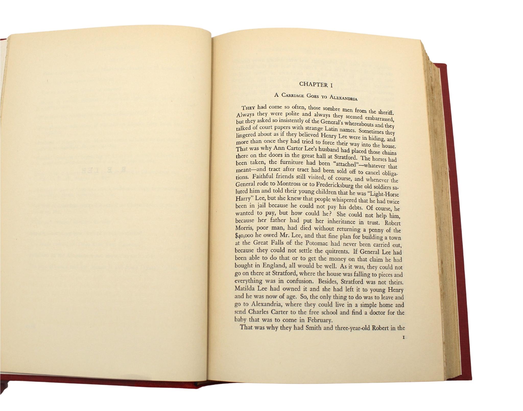 R. E. Lee : Une biographie de Douglas Southhall Freeman, ensemble de quatre volumes, 1936 en vente 2