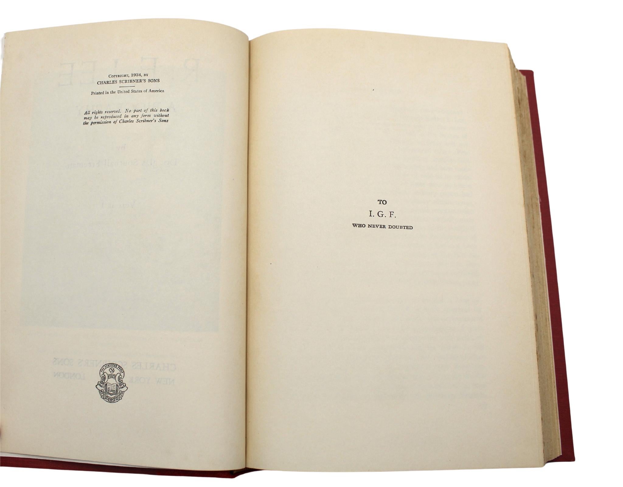 R. E. Lee : Une biographie de Douglas Southhall Freeman, ensemble de quatre volumes, 1936 en vente 3