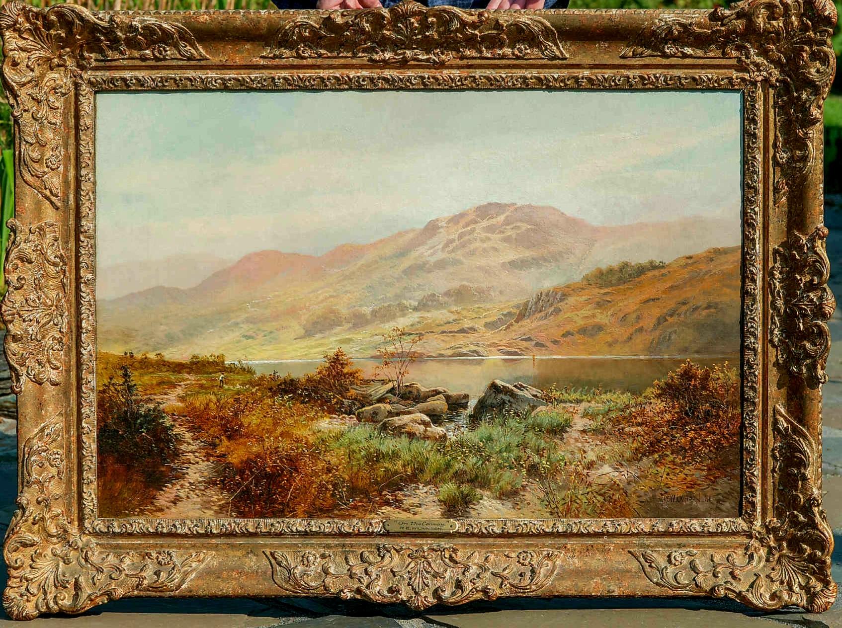 Sur le Conway - Painting de R. Ellis Wilkinson 