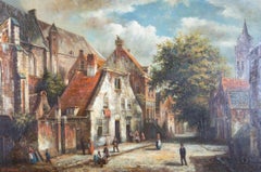 R. Fainello - Mid 20th Century Oil, Historic Street