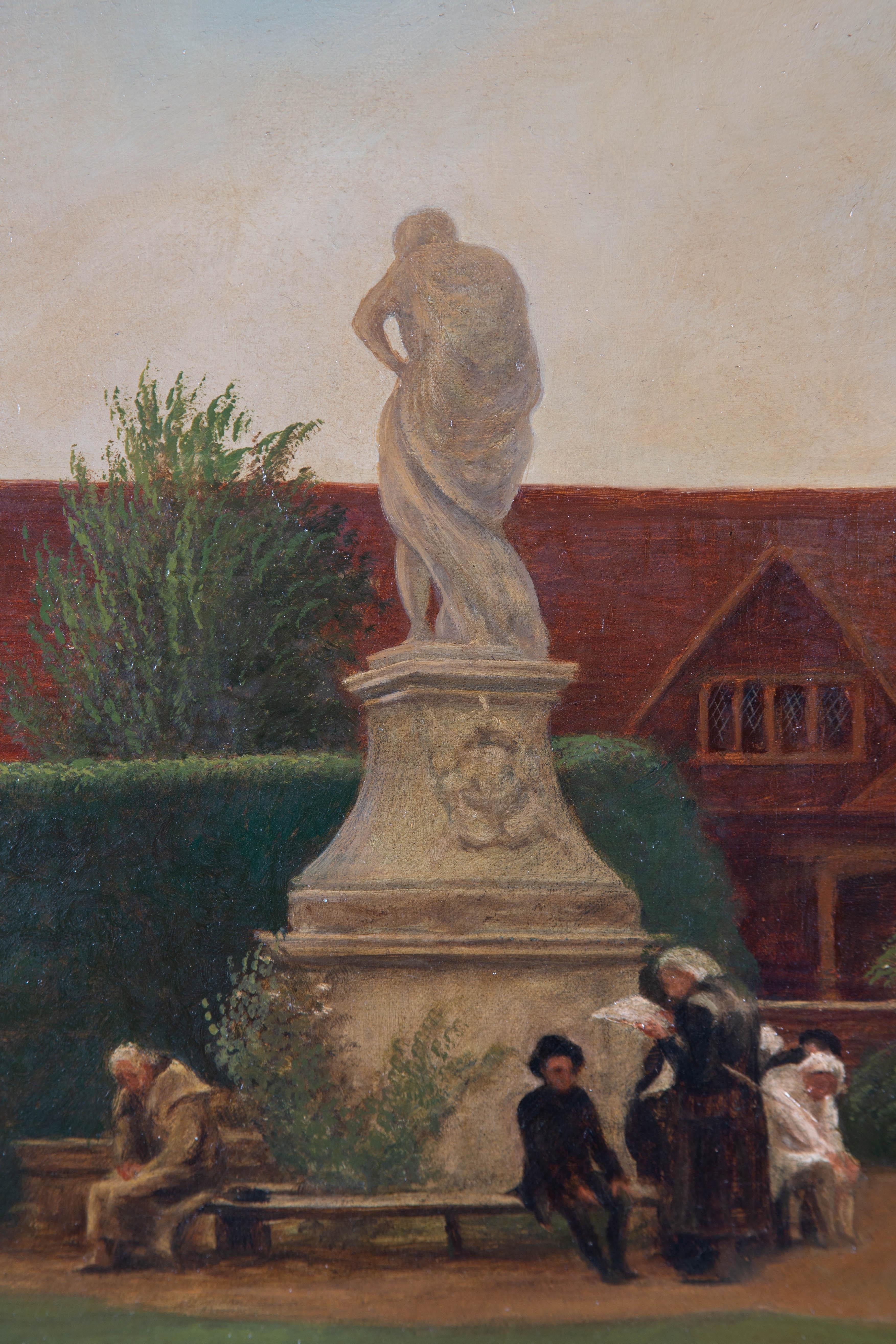 R. Fairweather - Olio dell'inizio del XX secolo, La casa della carità in vendita 4