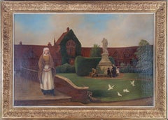 R. Fairweather - Early 20th Century Oil, The Almshouse