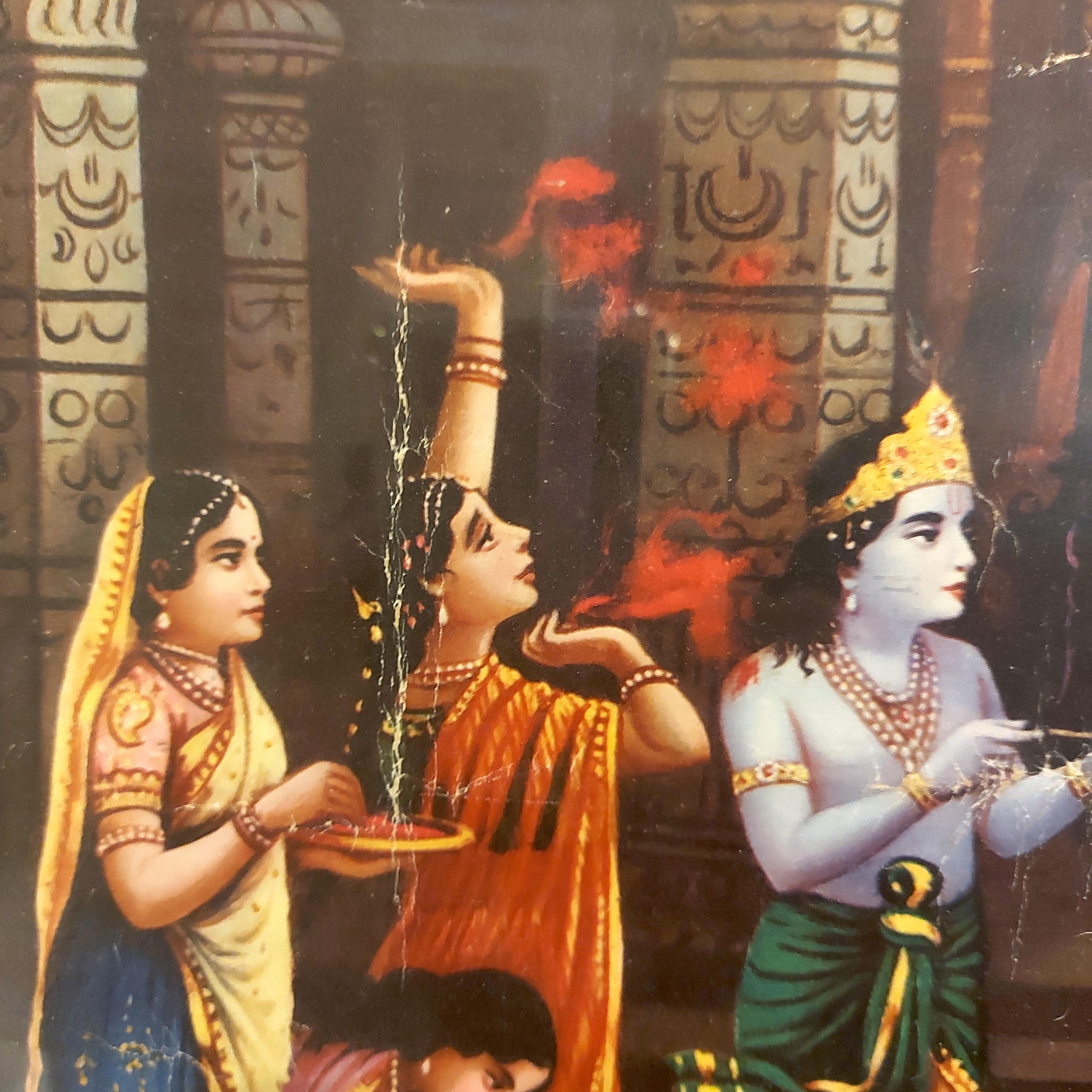 Indien, ein Paar Sammlerdrucke, frühes 20. Jahrhundert, Göttin der Epoche, antik  im Angebot 9