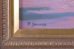 Signed Antique Oil on Canvas Painting: 'Snow Scene'