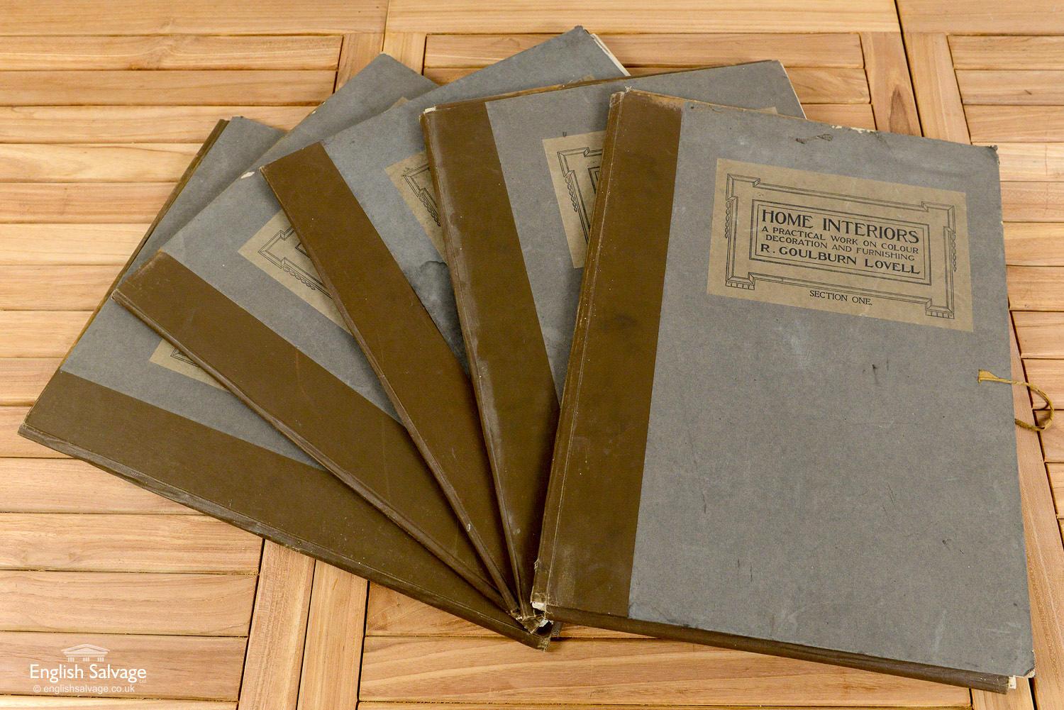 Set of five volumes of 