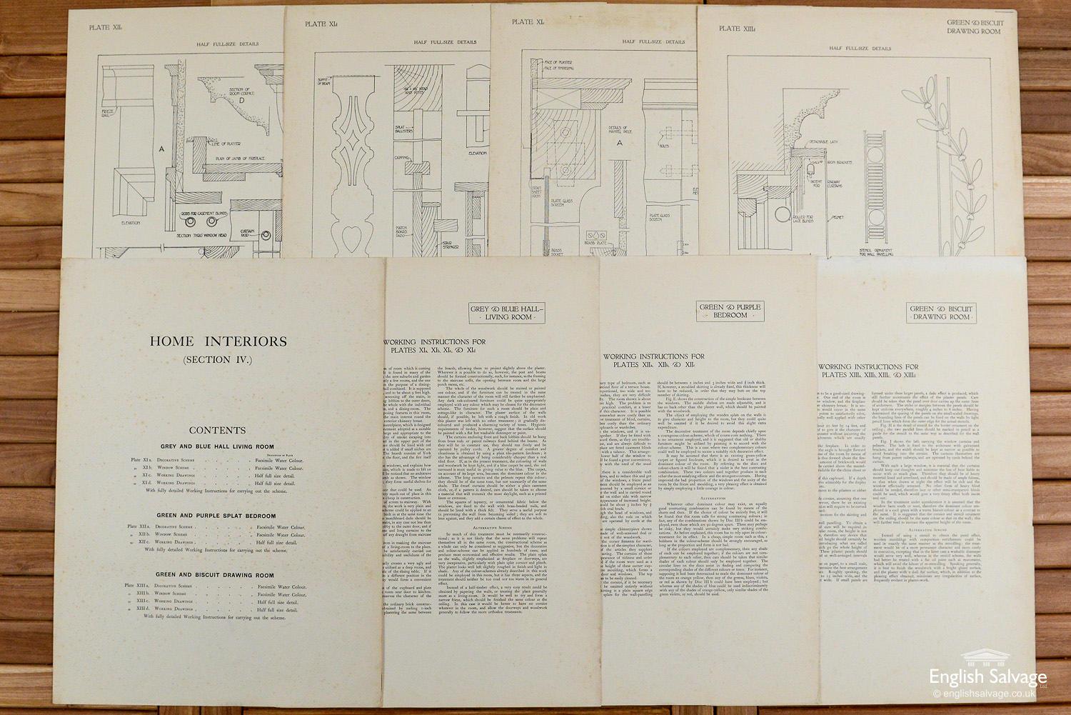 Paper R Goulburn Lovell Home Interiors Guides, 20th Century For Sale