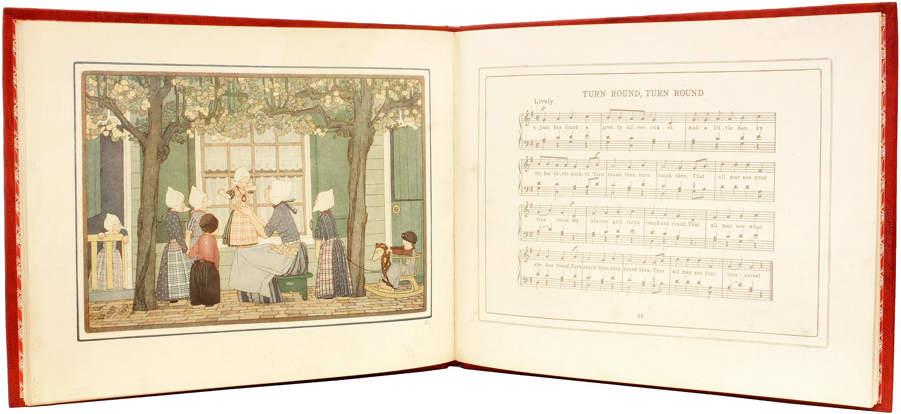 R. H. ELKIN - Old Dutch Nursery Rhymes - 1st ED IN ENGLISH - IN EINEM ONLAY-BINDING (Frühes 20. Jahrhundert) im Angebot