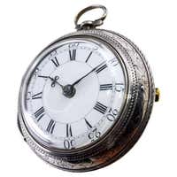 Benjamin Gurden 1690’s London Shell Verge Fusee Pocket Watch For Sale ...