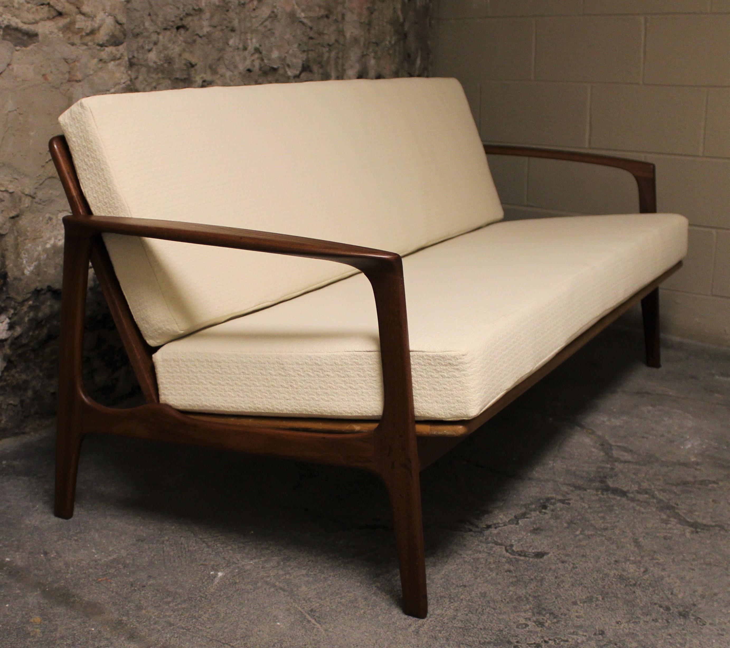 Canadian R. Huber Mid-Century Modern Teak Sofa and Chair Set