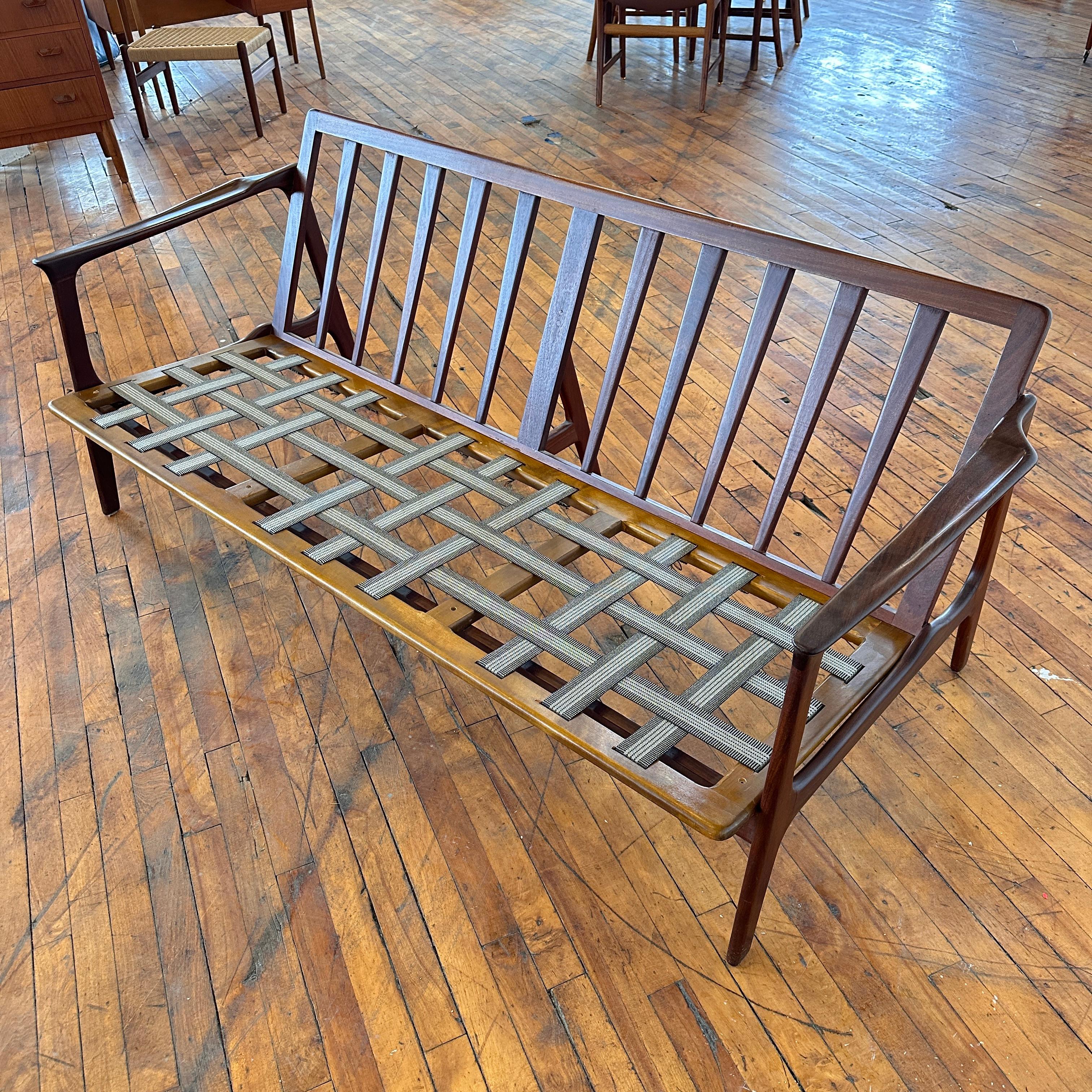 R Huber Teak 3-Seater Sofa 4