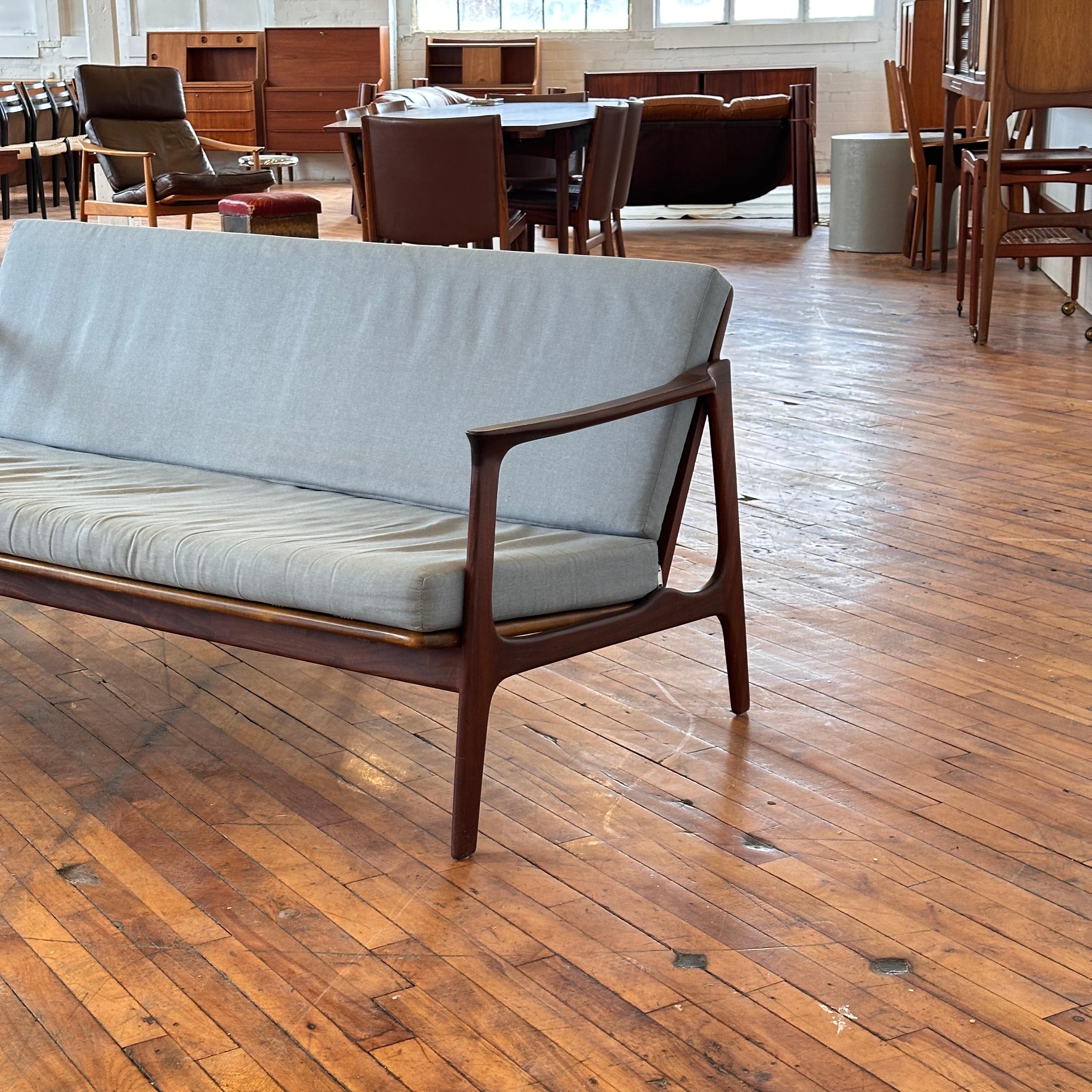 Canadian R Huber Teak 3-Seater Sofa