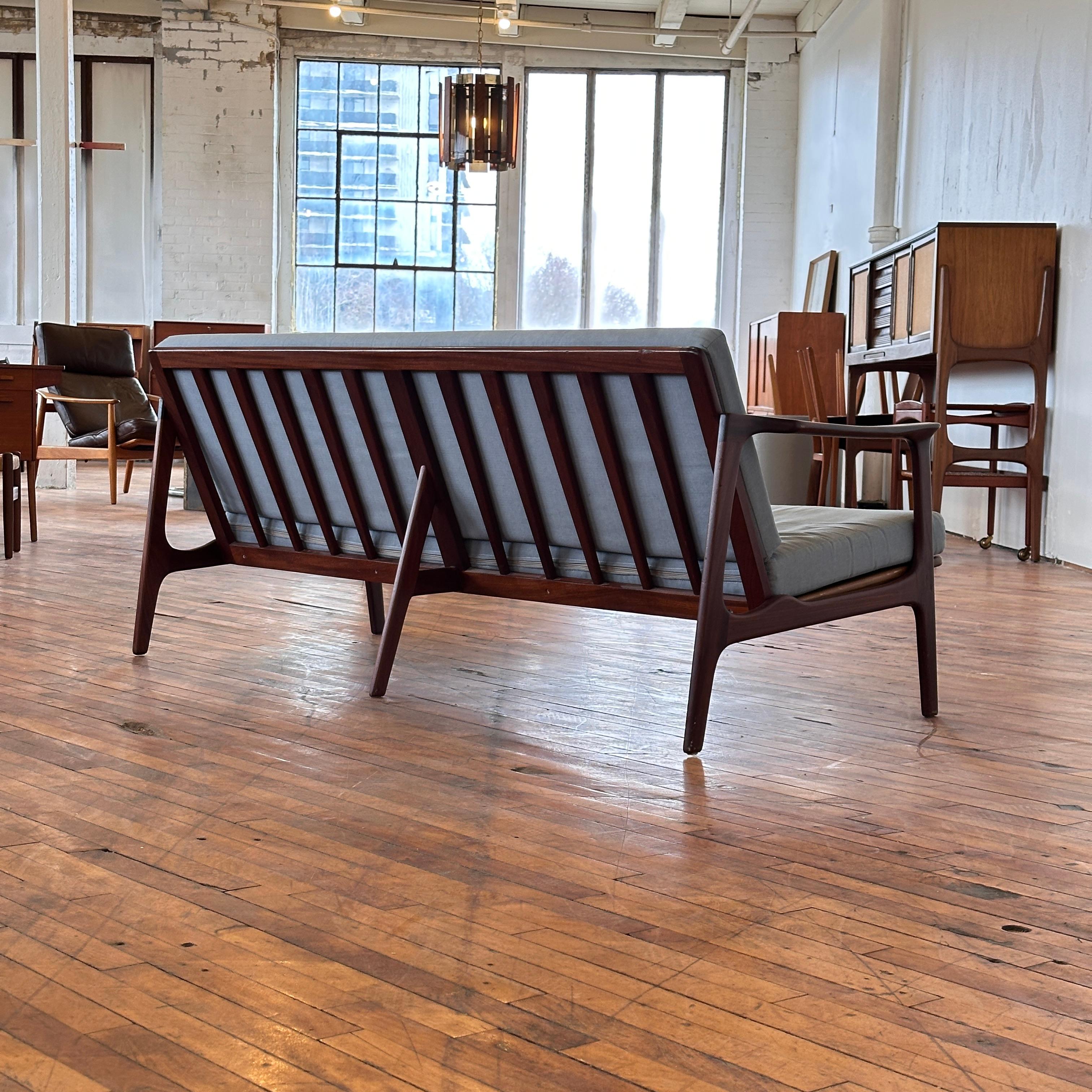 R Huber Teak 3-Seater Sofa 1