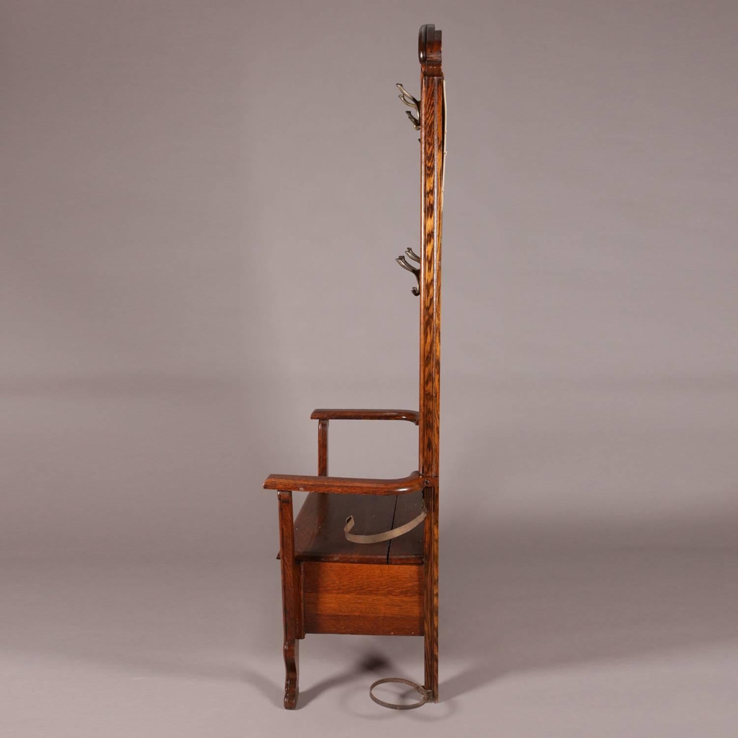hall tree chair
