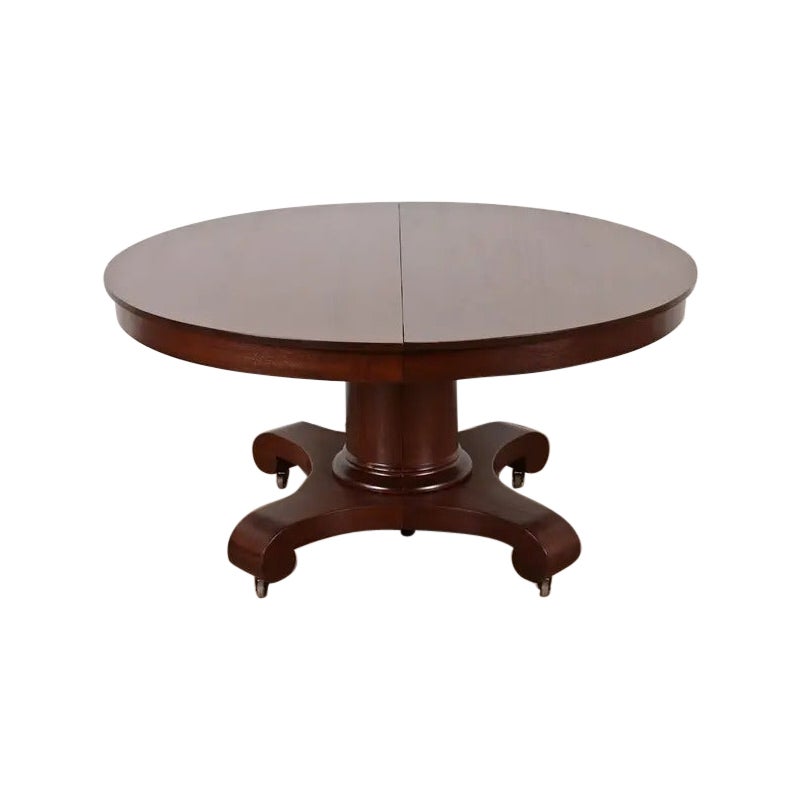 R. J. Horner Style American Empire Extension Dining Table, Newly Refinished For Sale