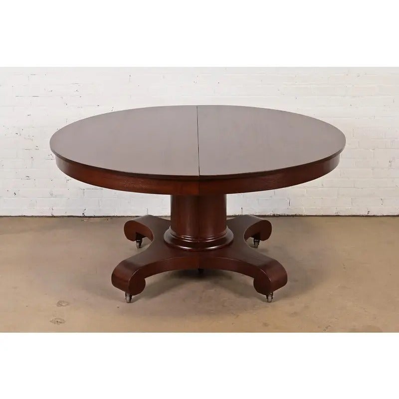 R. J. Horner Style American Empire Extension Dining Table, Newly Refinished im Angebot