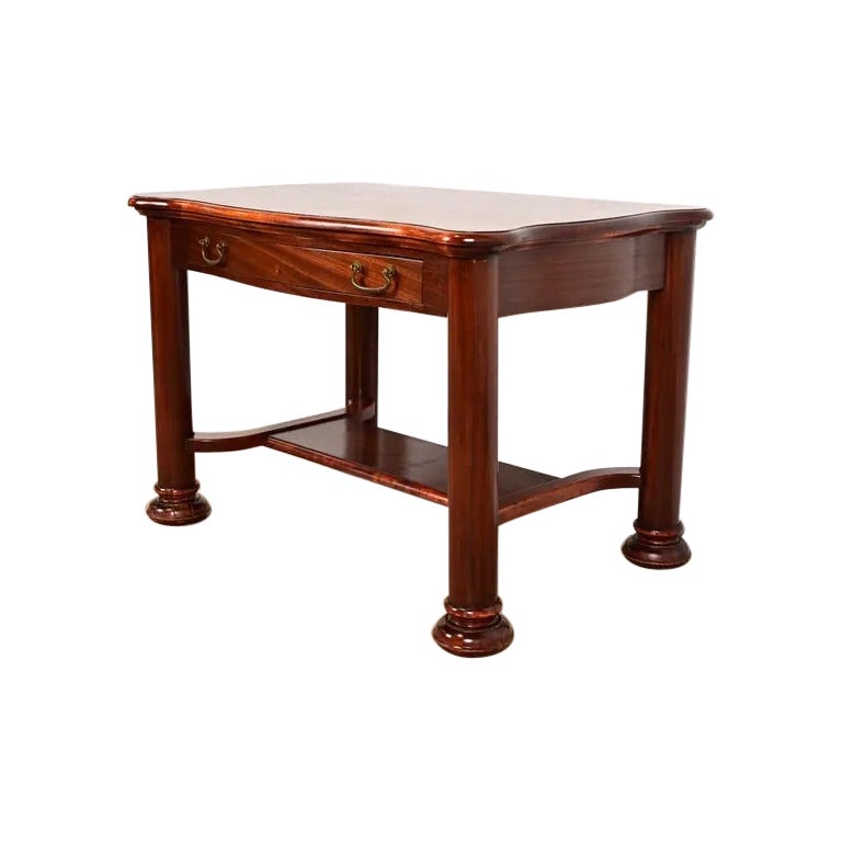 R. J. Horner Style American Empire Writing Desk or Library Table, Circa 1890s For Sale